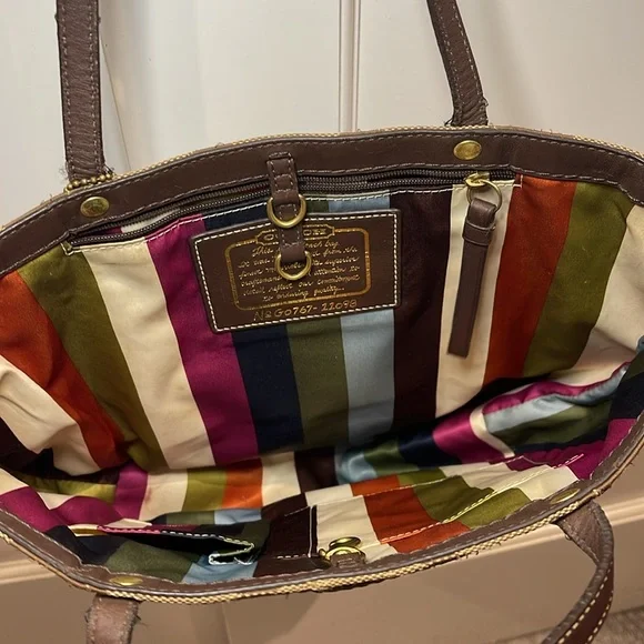 Coach Logo Handbag - Picture 6 of 8